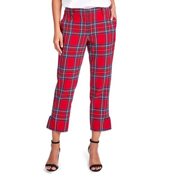 Vineyard Vines Pants - NWT Vineyard Vines Jolly Plaid Ponte Cocktail Pant